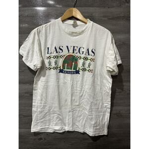 Vintage Las Vegas Mens T Shirt Size Large Single Stitch Big Bear